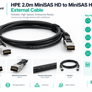 HPE 2.0m MiniSAS HD to MiniSAS HD External Cable